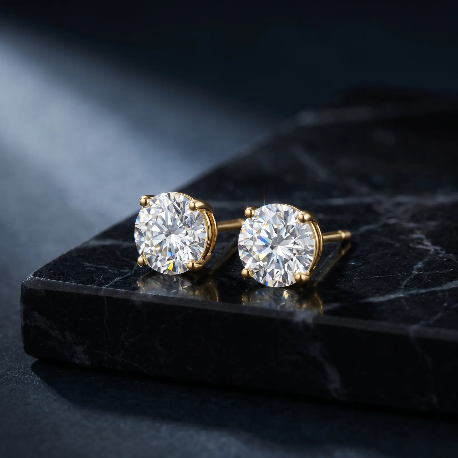 Diamond Stud Earring Setting Types